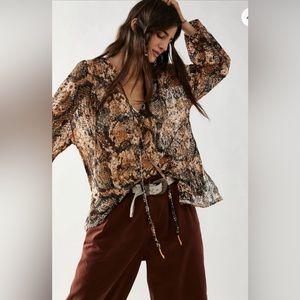 Free People Out For The Night Top